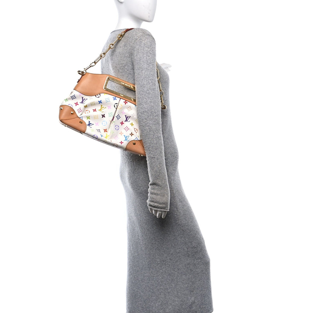 Monogram Multicolor Judy MM White