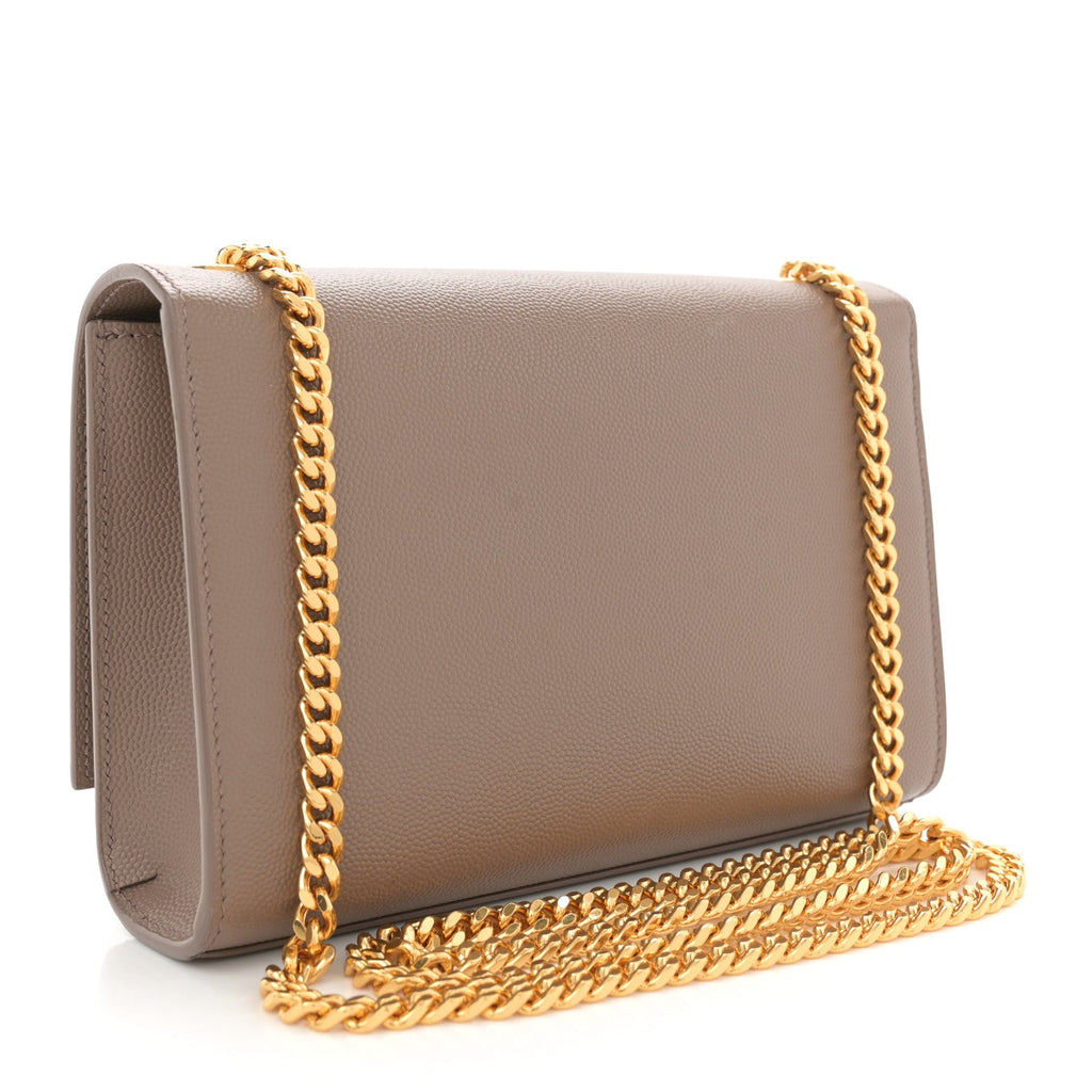 Grain De Poudre Small Monogram Kate Satchel Taupe