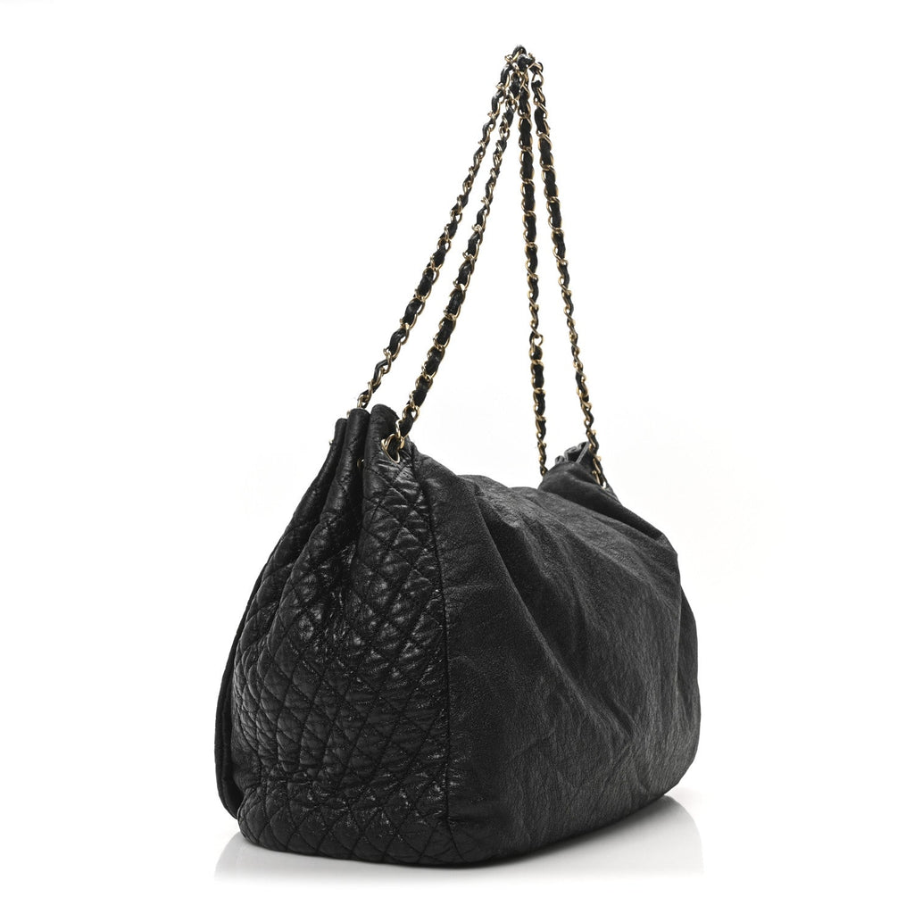 Vinyl XL Rock and Chain Flap Black