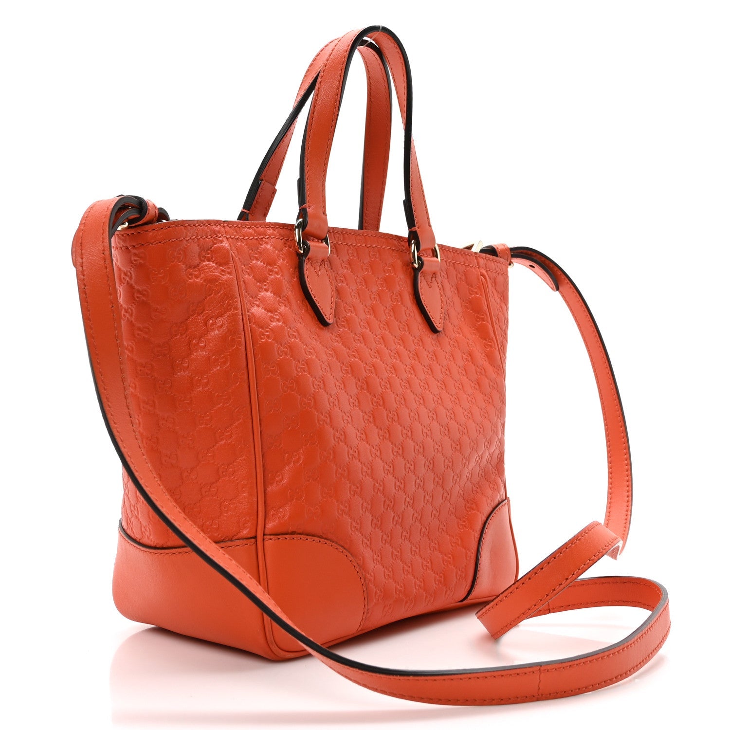 Microguccissima Small Bree Tote Sun Orange