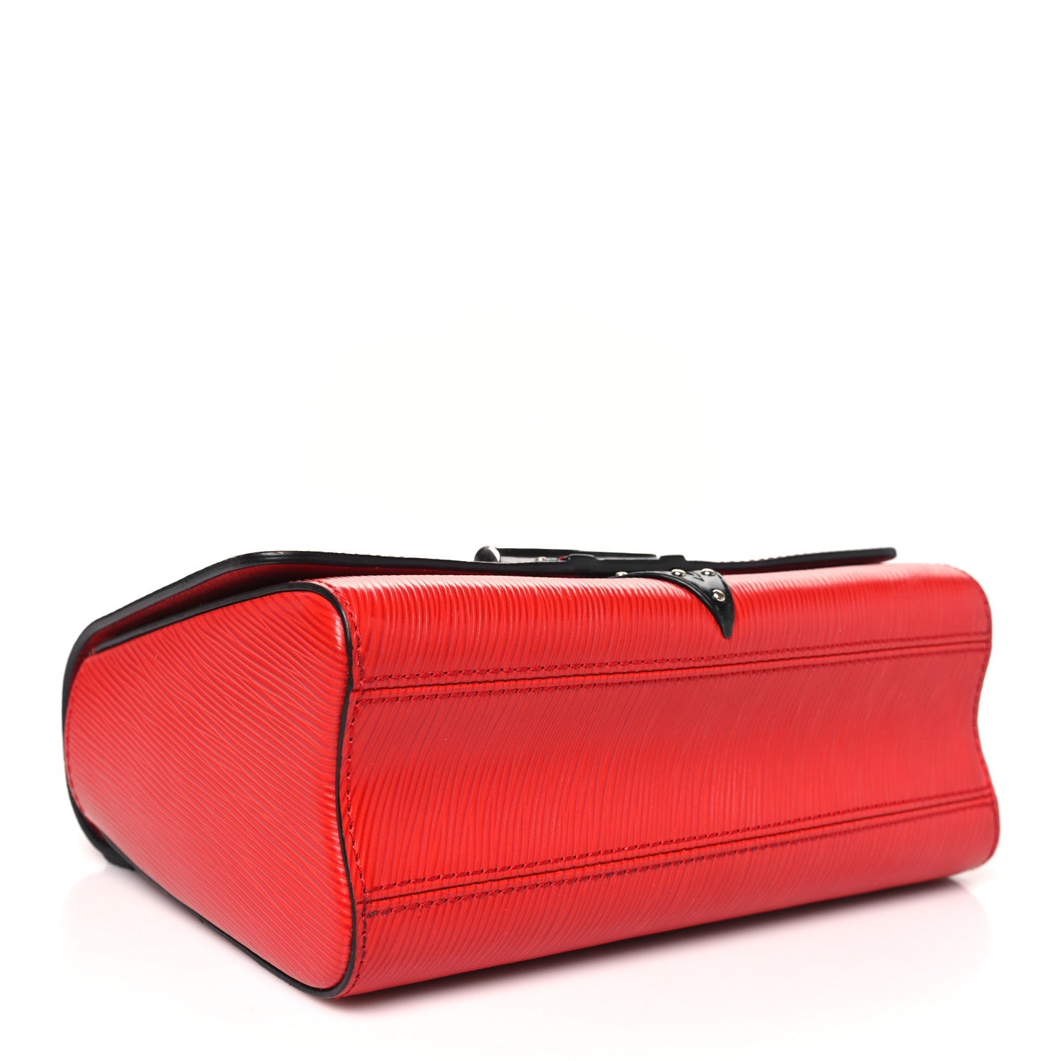 Epi Monogram Twist Shoulder Bag MM Coquelicot