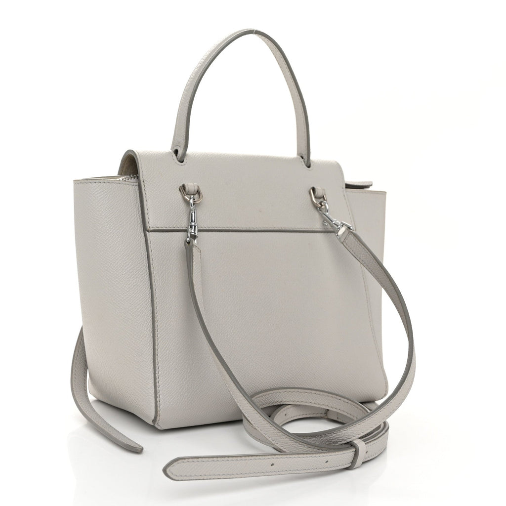 Grained Calfskin Nano Belt Bag Mineral