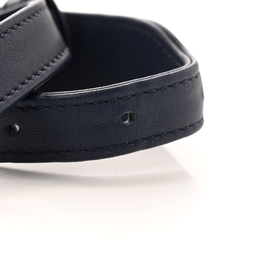 Denim Quilted Chanel 19 Waist Bag Blue
