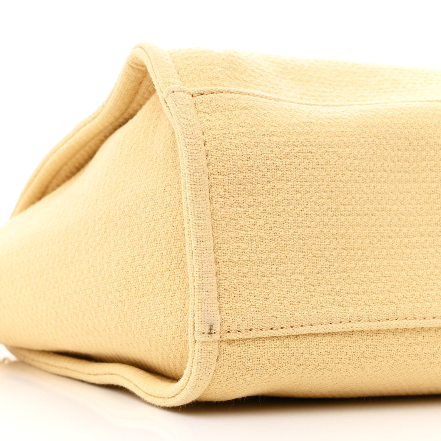 Mixed Fibers Small Deauville Tote Yellow