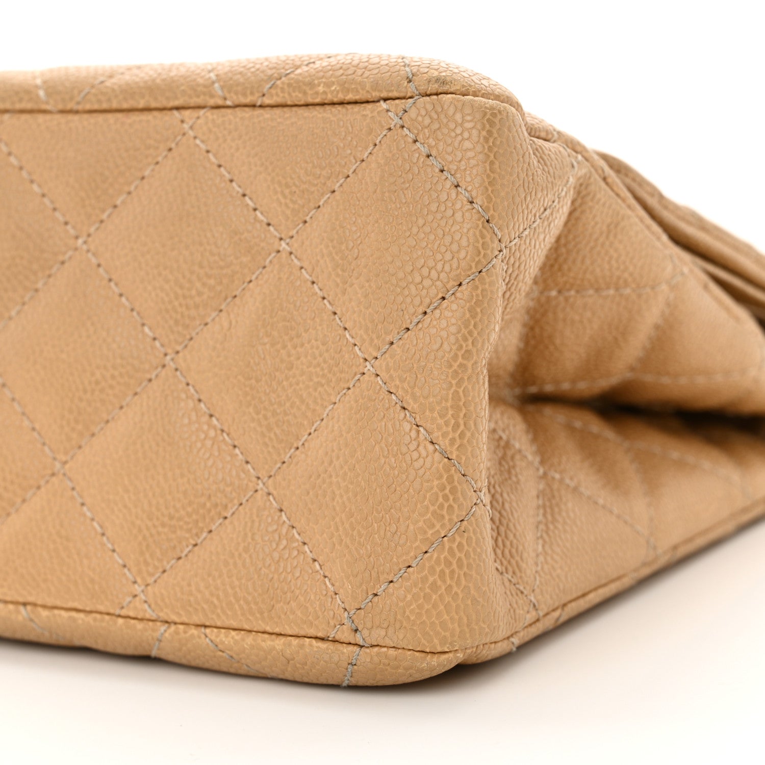 Caviar Quilted 2.55 Reissue 227 Flap Beige