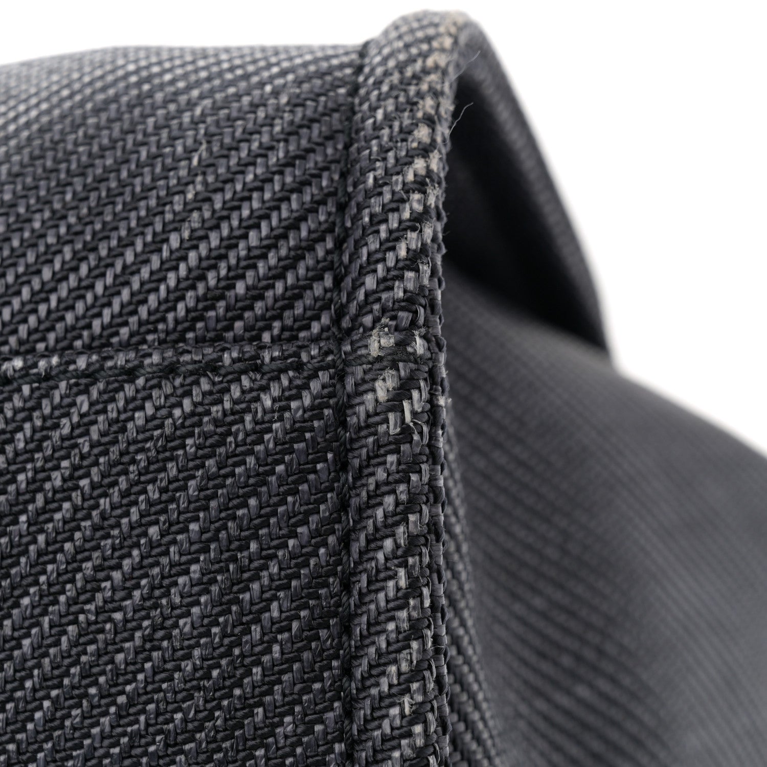 Mixed Fibers Calfskin Striped Medium Deauville Tote Black Black