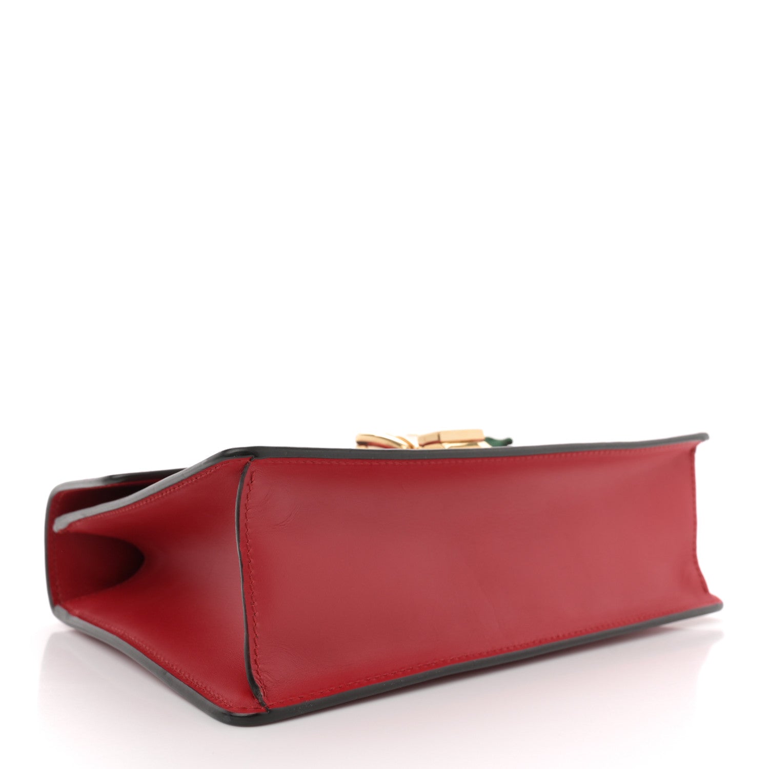 Calfskin Small Sylvie Shoulder Bag Hibiscus Red
