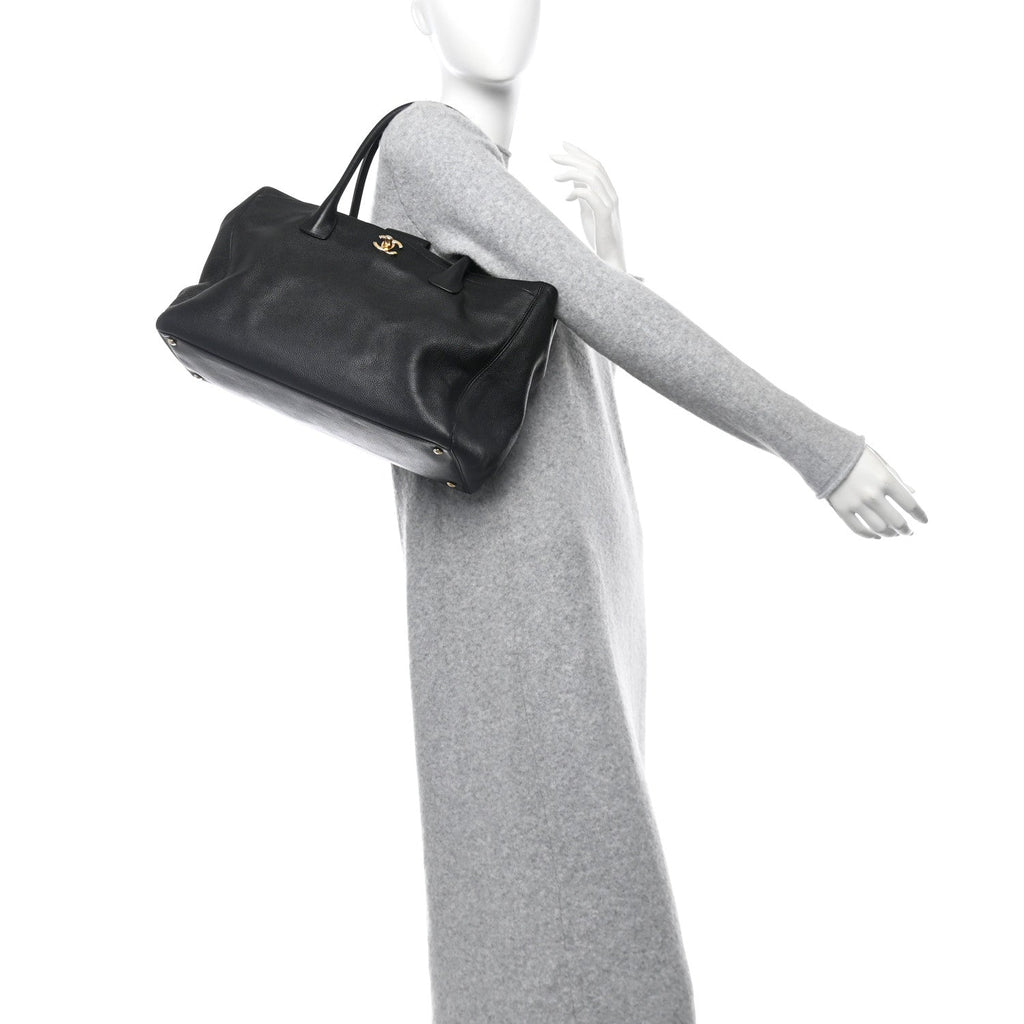 Caviar Cerf Executive Shopper Tote Black