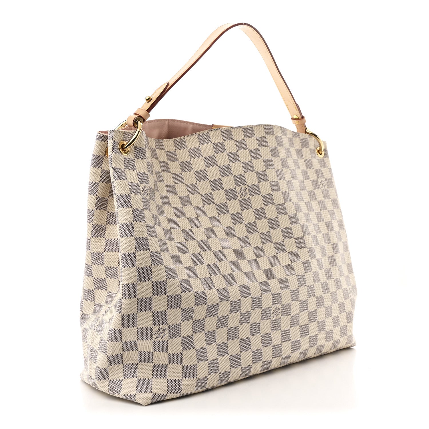 Damier Azur Graceful MM Rose Ballerine