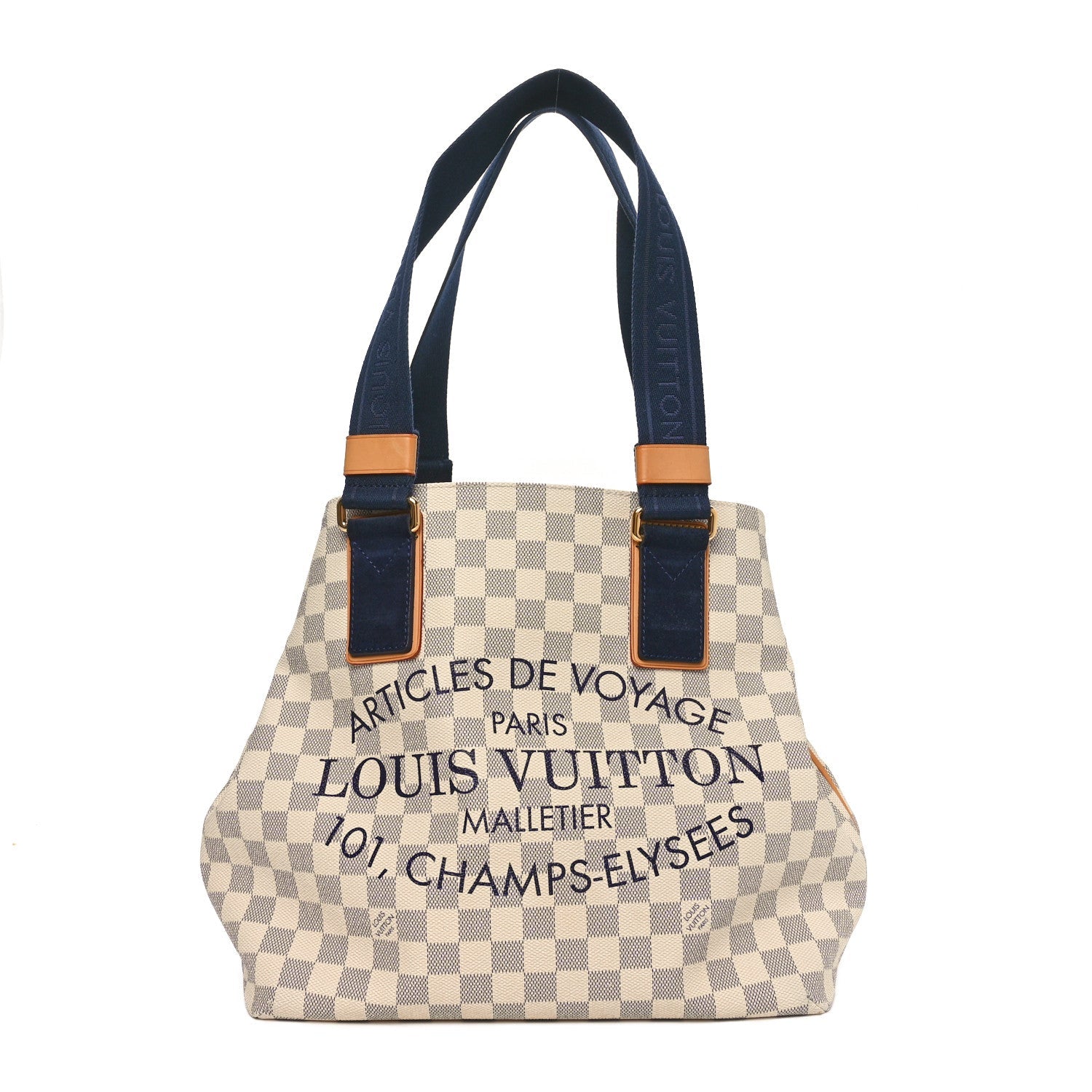Damier Azur Beach Cabas PM