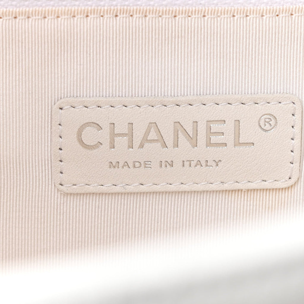 Caviar Quilted Maxi Paris Edinburgh Flap White