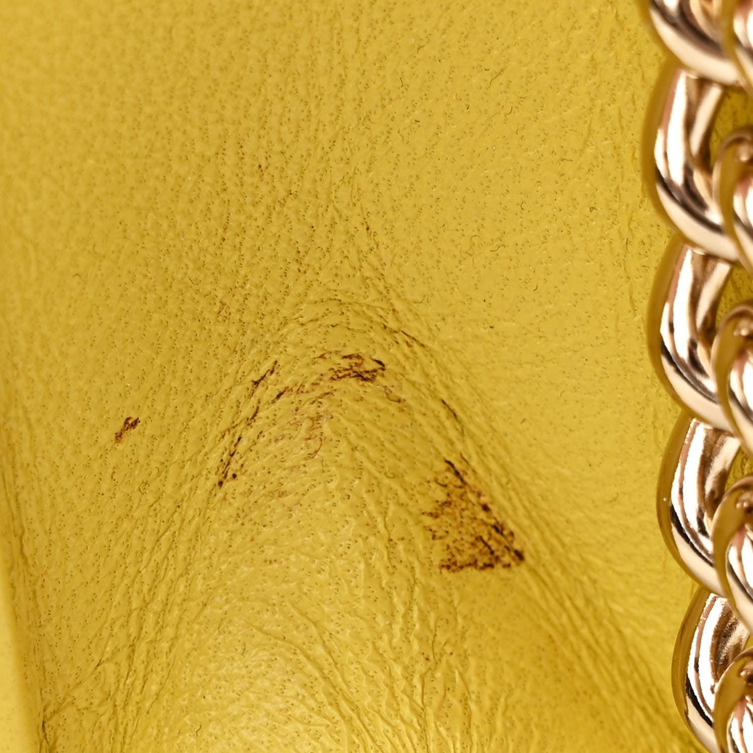 Lambskin Cotten Woven Boy Wallet On Chain WOC Yellow