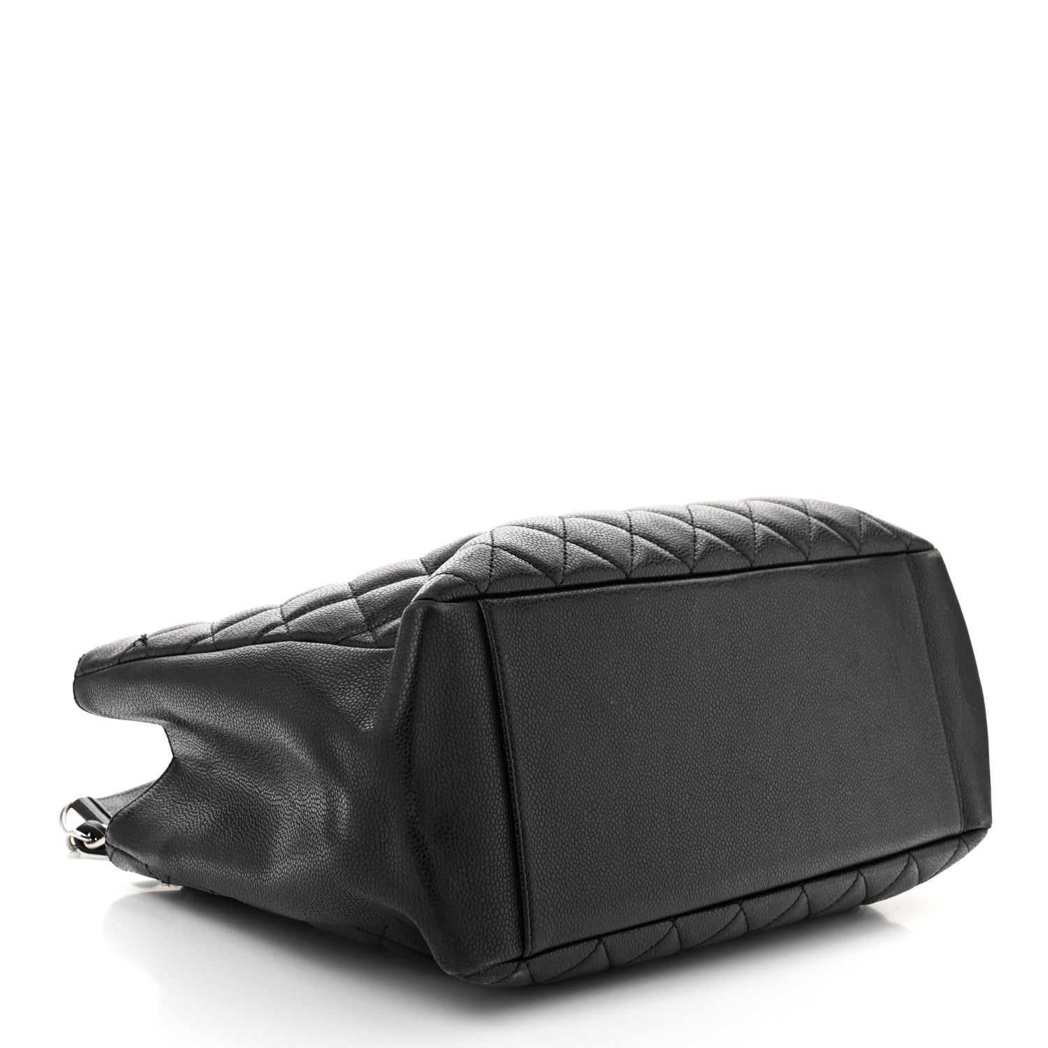 Caviar Quilted Grand Shopping Tote GST Black