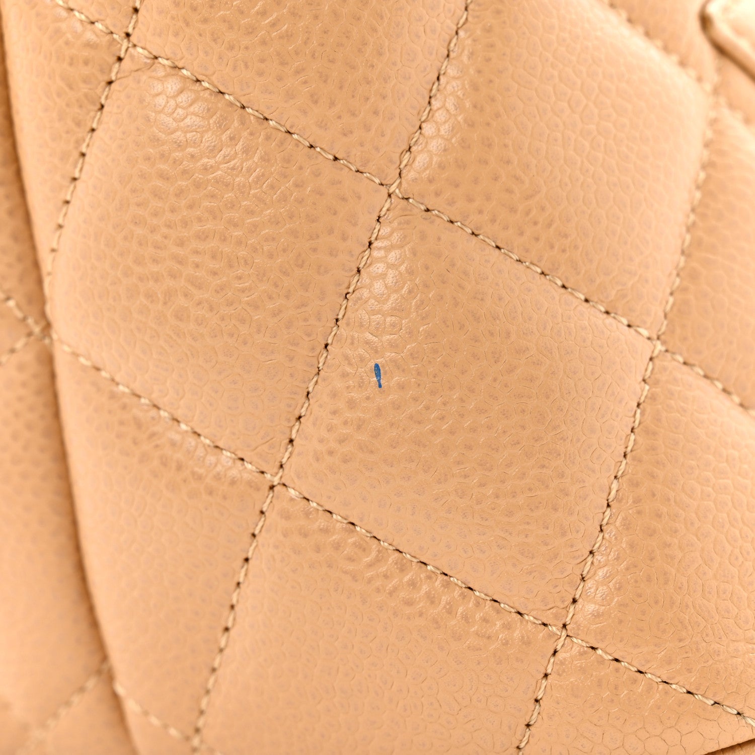 Caviar Quilted Medallion Tote Beige