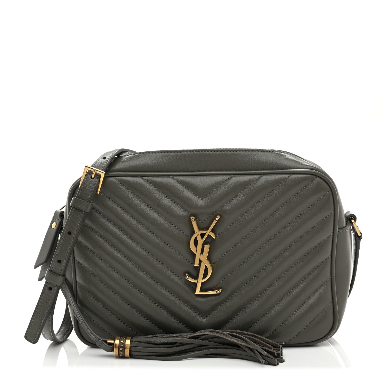 Calfskin Matelasse Monogram Lou Camera Bag Fog