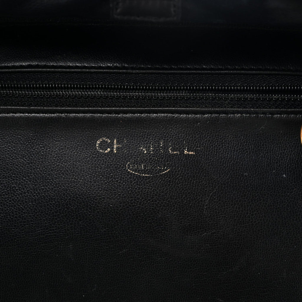 Patent CC Vanity Cosmetic Case Black
