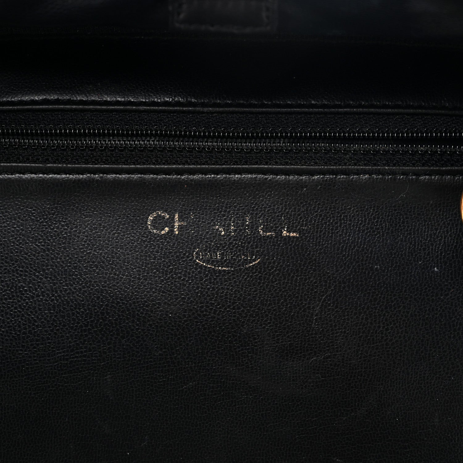 Patent CC Vanity Cosmetic Case Black