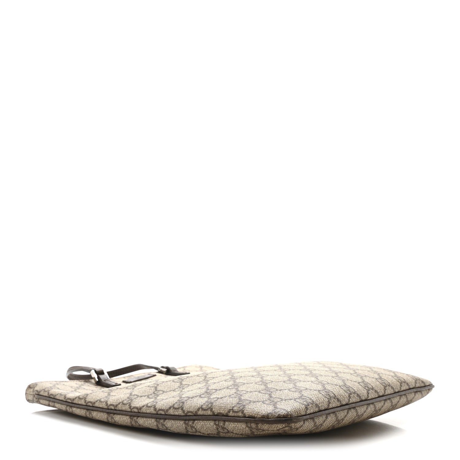 GG Plus Monogram Flat Vertical Tote Dark Brown