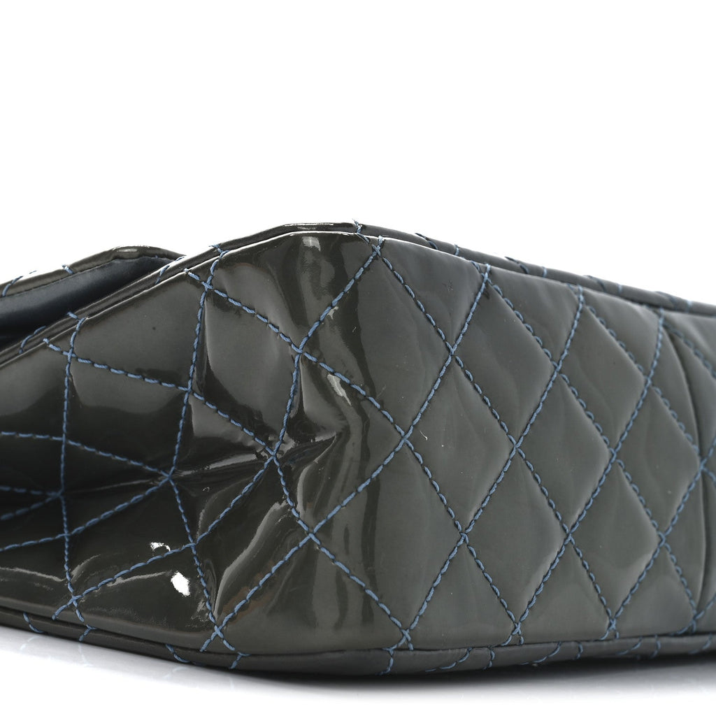 Patent Quilted 2.55 Reissue 226 Flap Blue