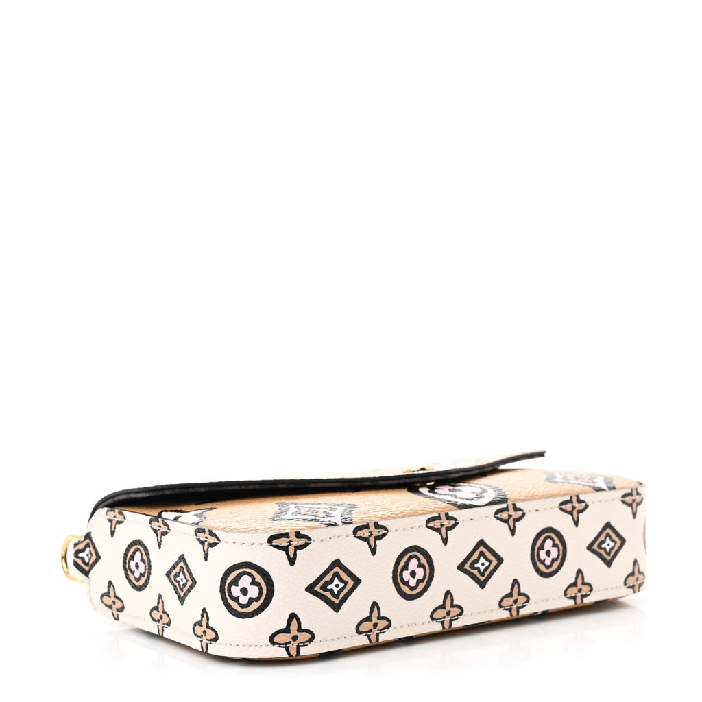 Monogram Wild At Heart Felicie Strap & Go Arizona Creme