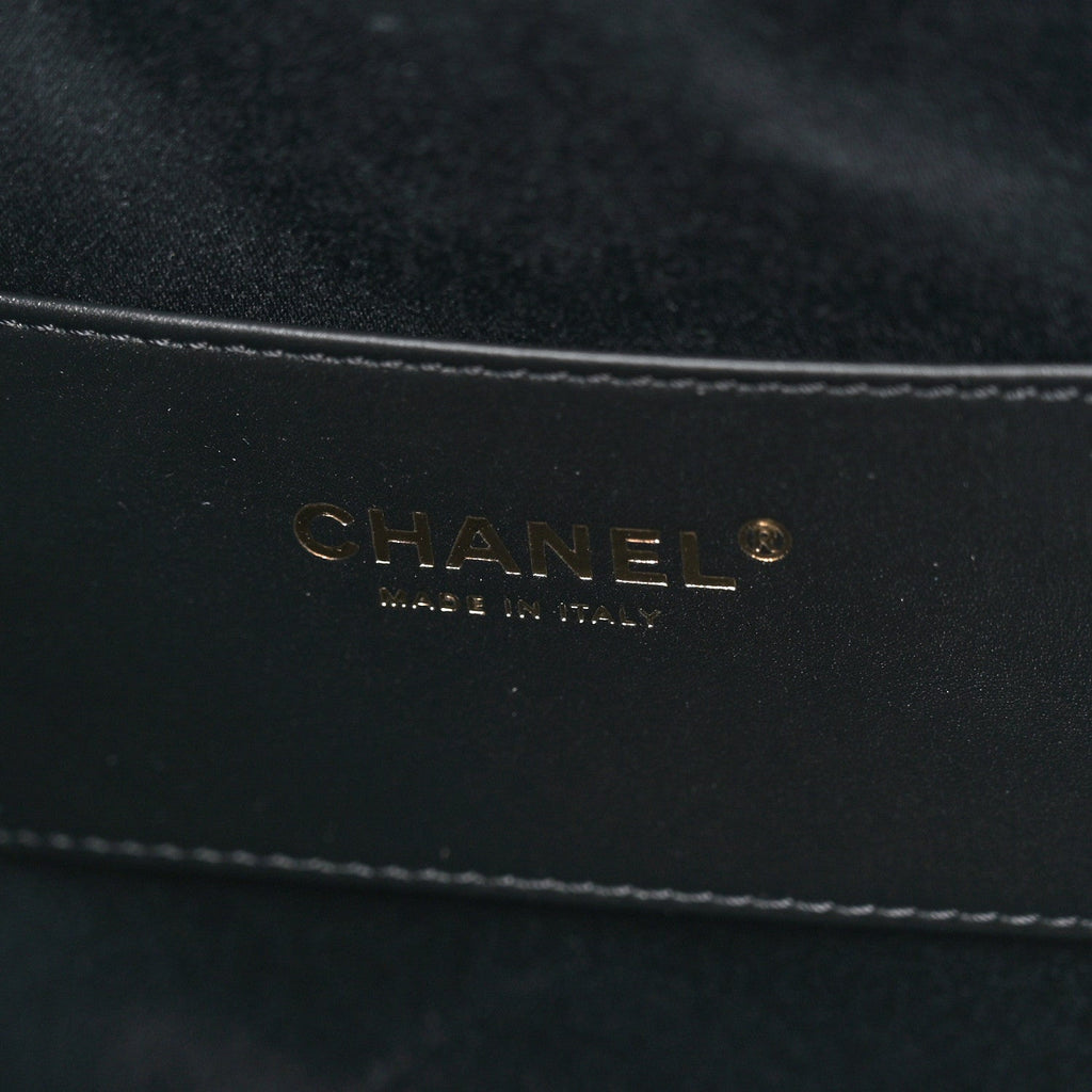 Caviar Quilted Small Chanel 25 Handbag Black