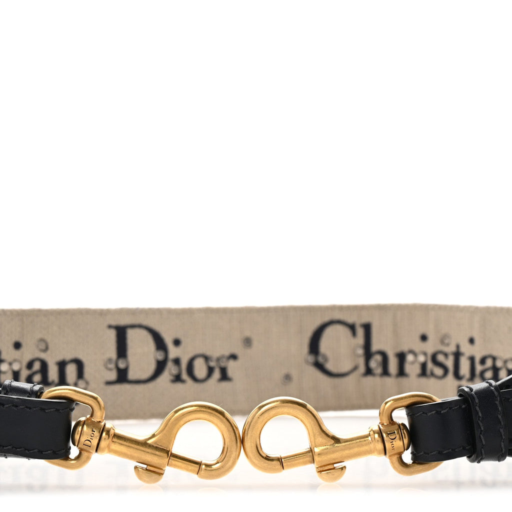 Oblique Studded Shoulder Strap Blue