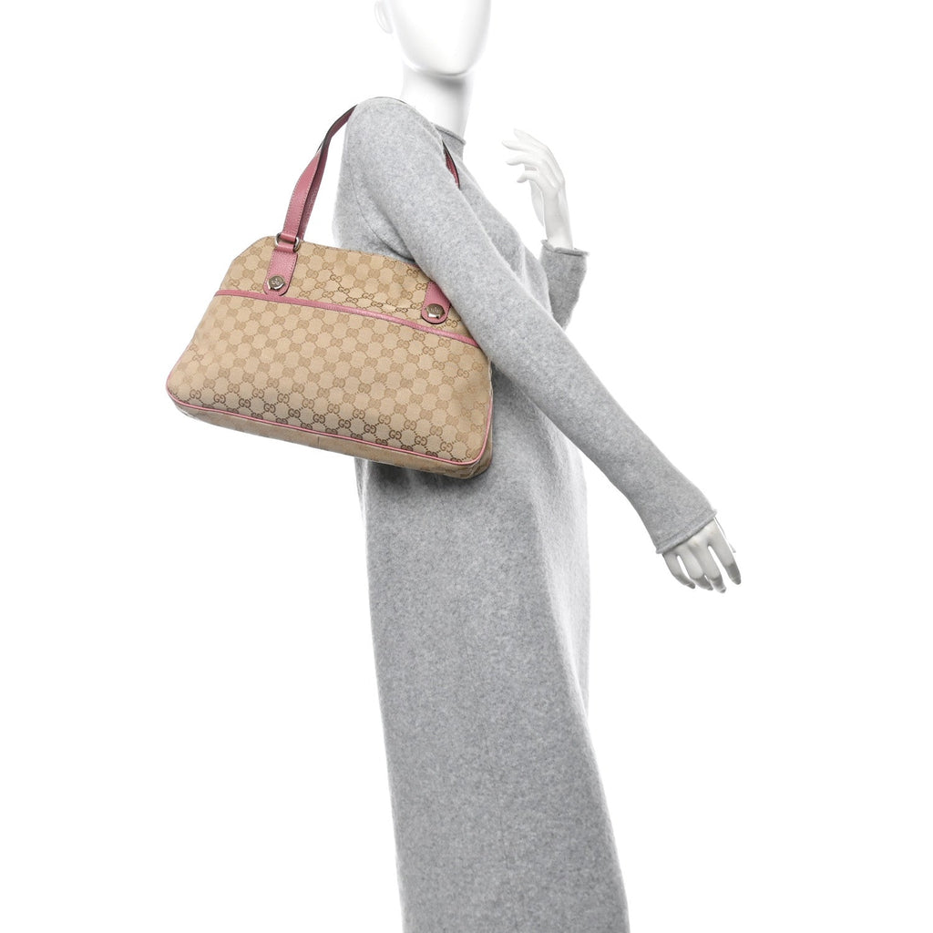 Monogram Medium Charmy Shoulder Bag Pink