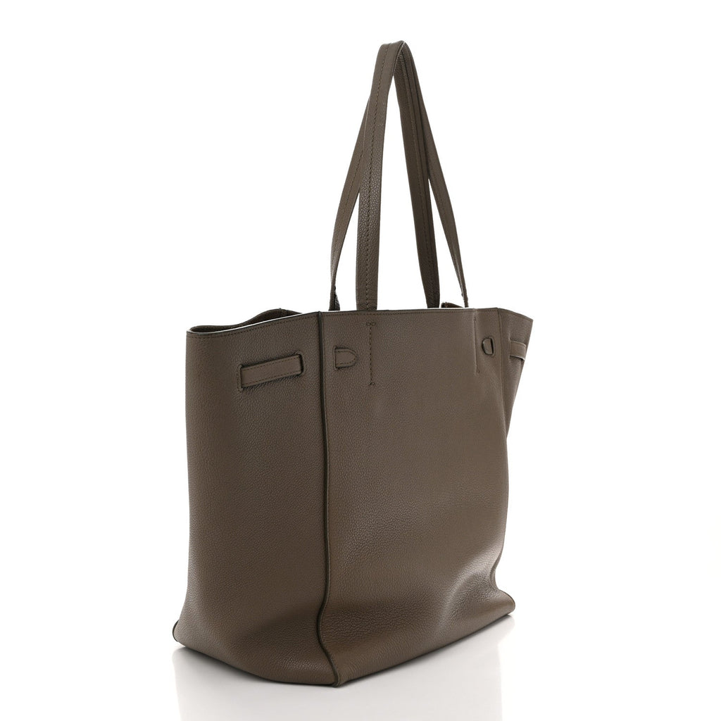 Soft Grained Calfskin Small Belt Cabas Phantom Taupe