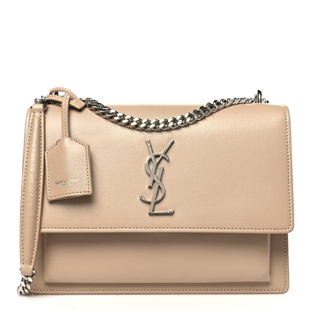 Calfskin Medium Monogram Sunset Dark Beige