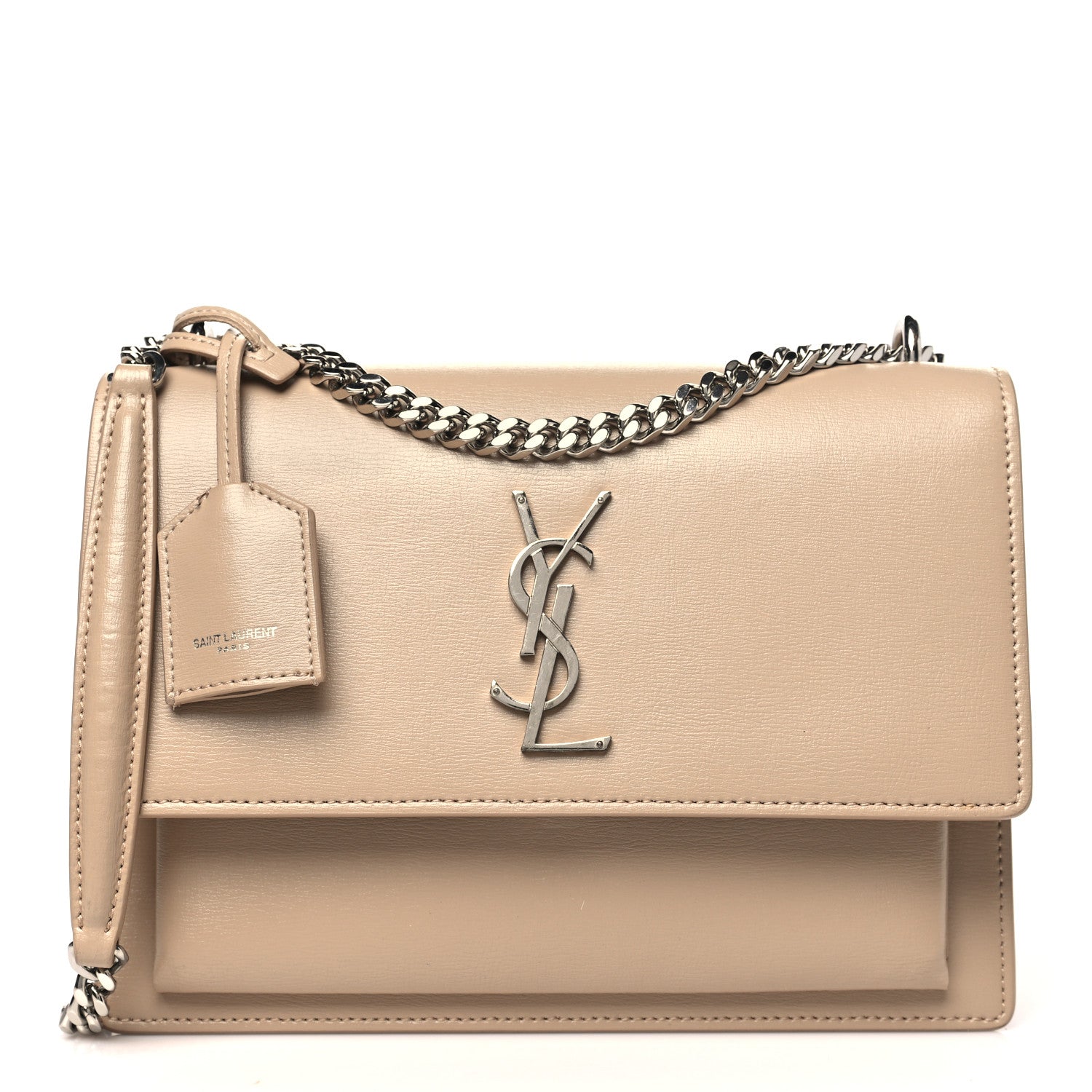 Calfskin Medium Monogram Sunset Dark Beige