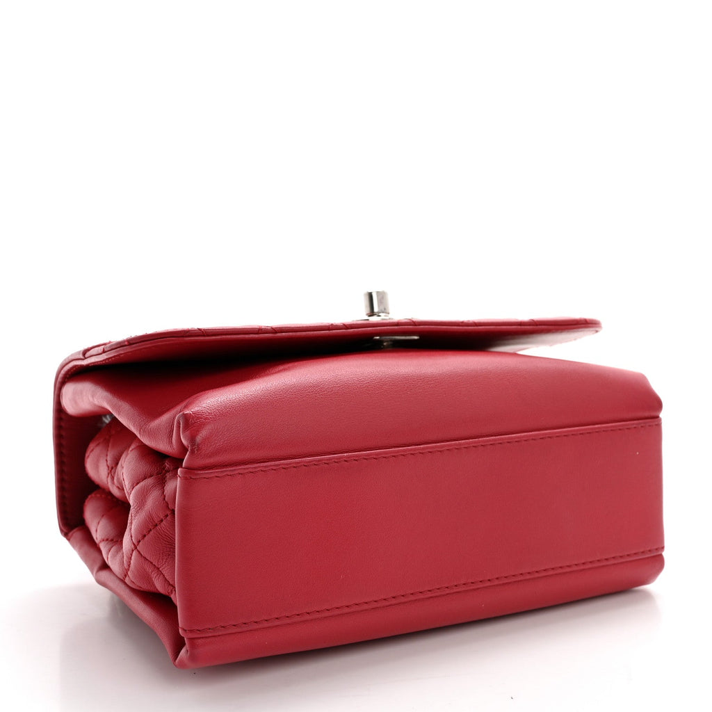 Calfskin Mini Tramezzo Flap Red