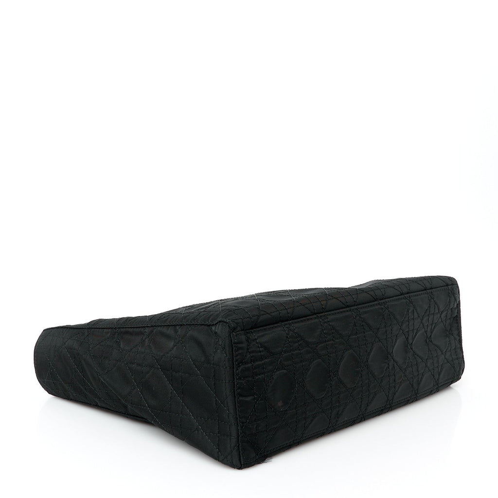 Nylon Cannage Large Lady Dior Black