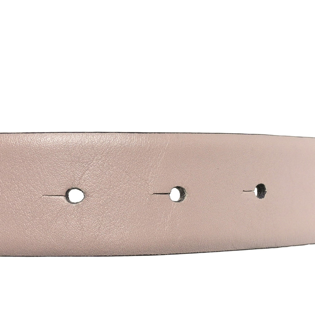 Calfskin VLogo Belt 85 34 Poudre