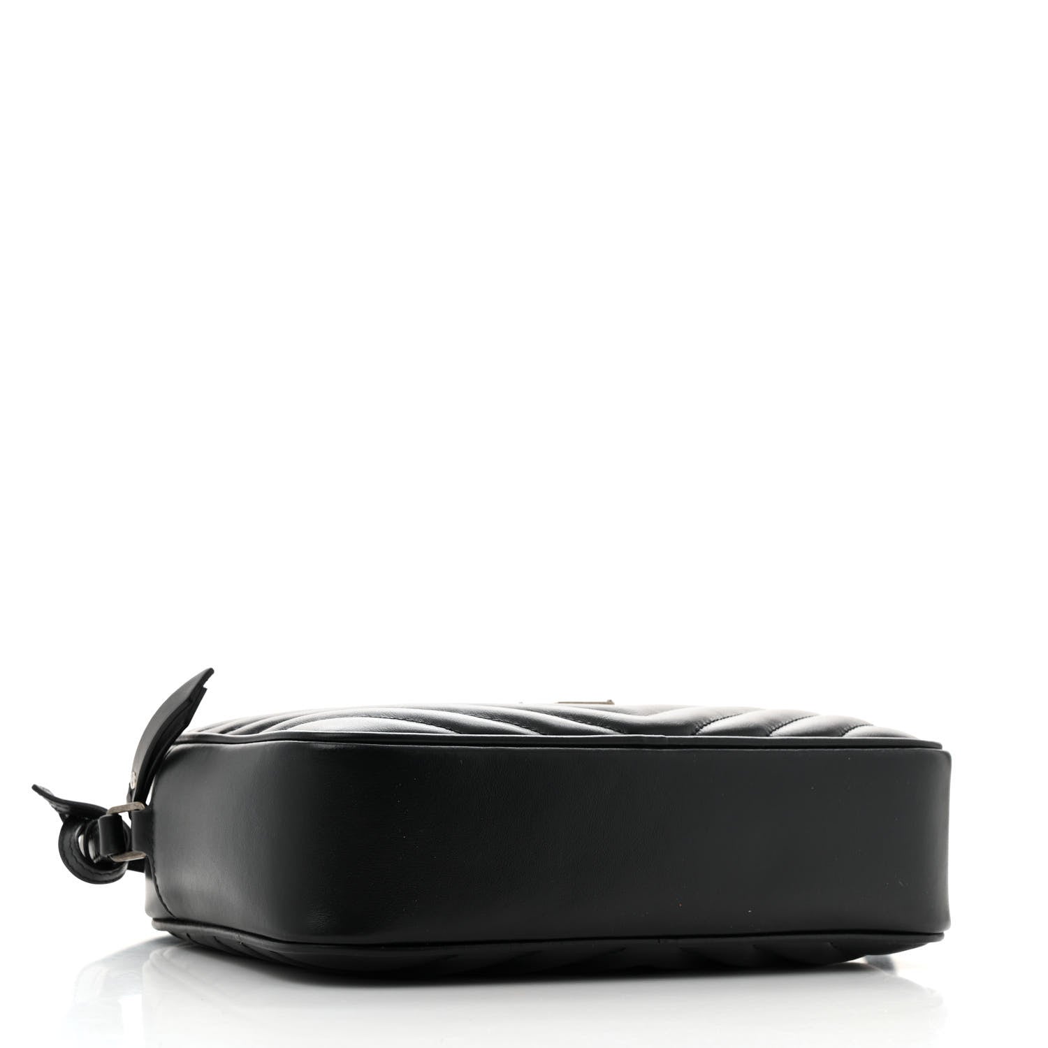 Calfskin Matelasse Monogram Lou Camera Bag Black