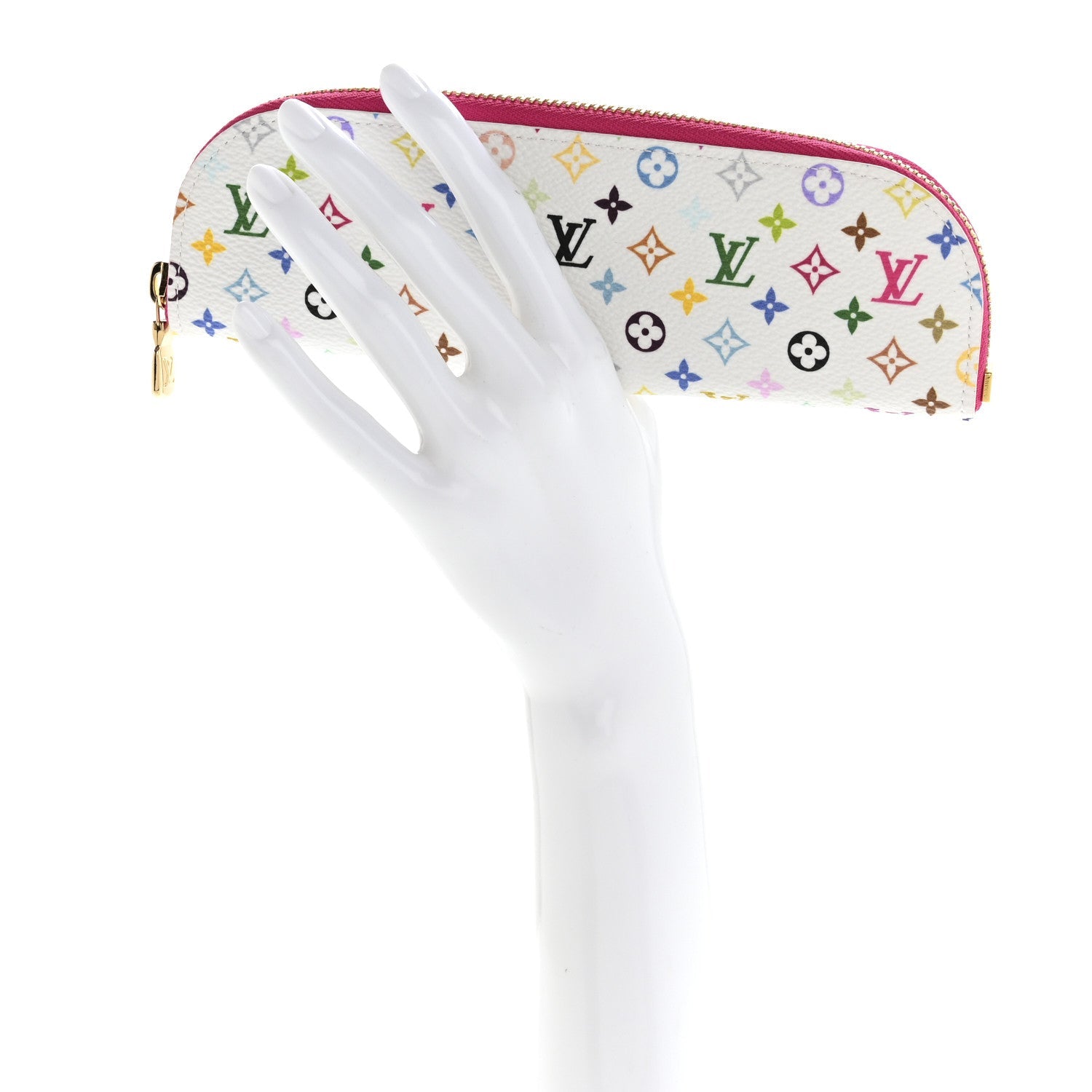 LV X TM Monogram Multicolor Charlotte Pencil Pouch Fuchsia
