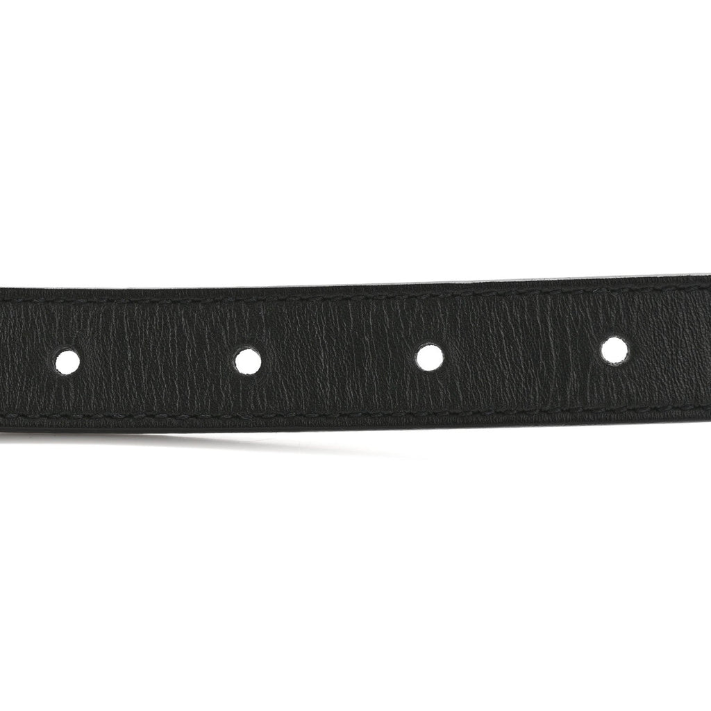 Calfskin Double G 20mm Belt 75 30 Black