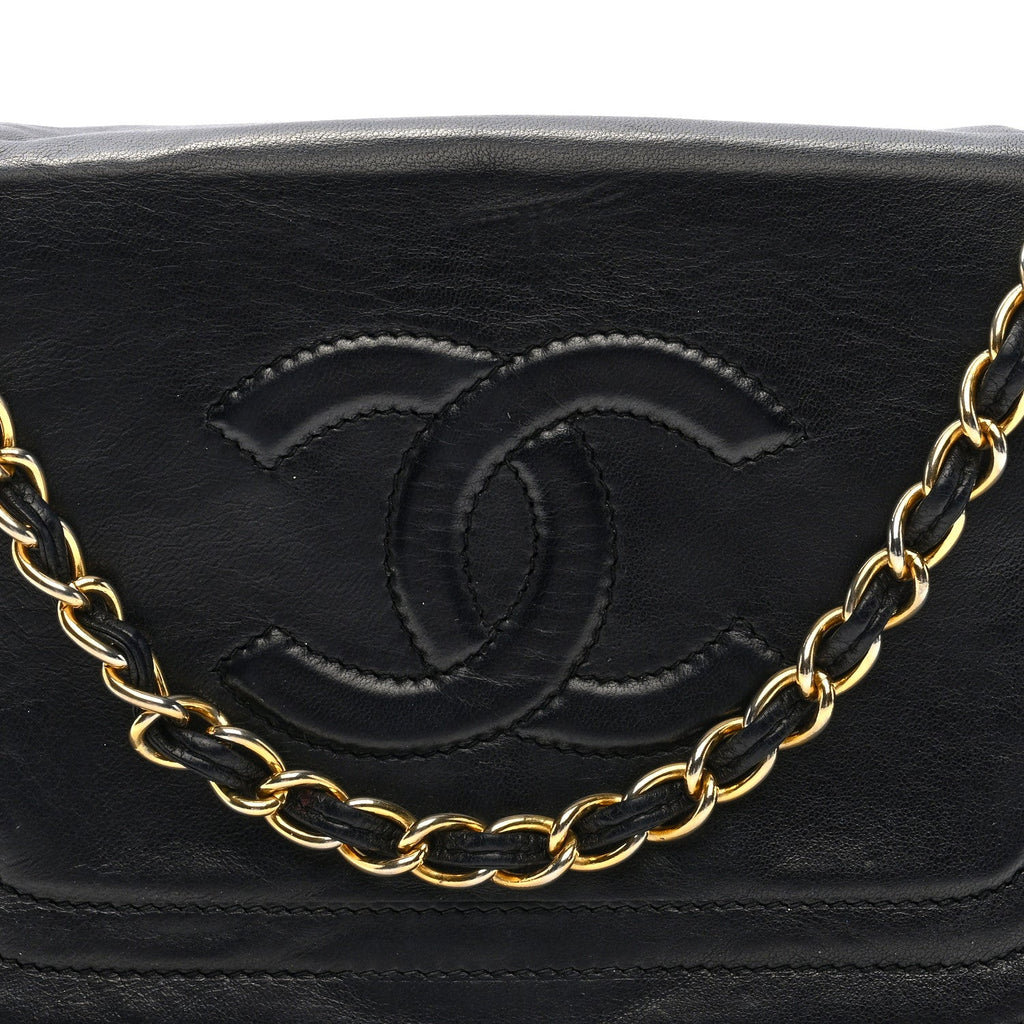 Lambskin Mini CC Timeless Flap Black