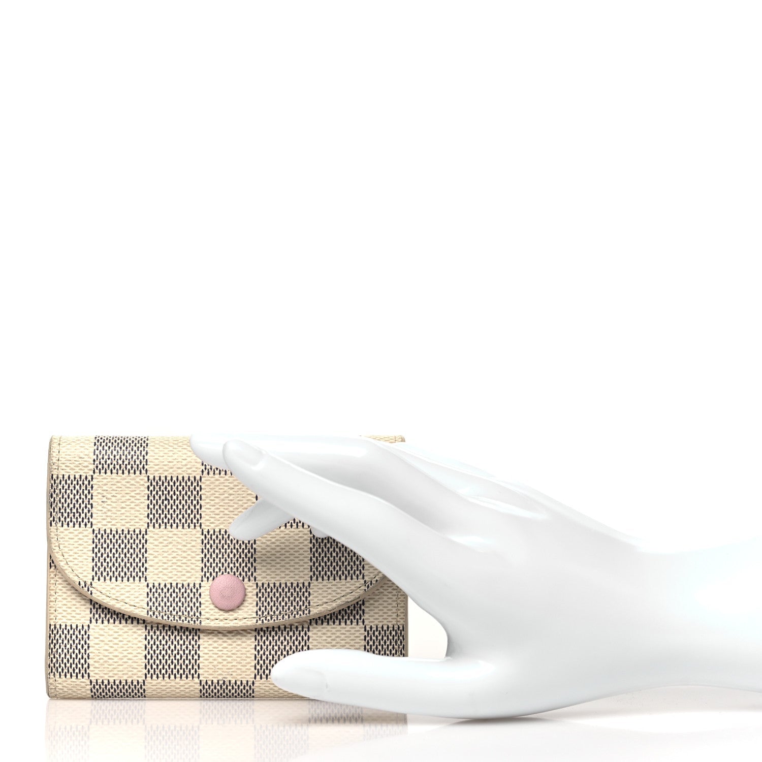 Damier Azur Rosalie Coin Purse Rose Ballerine