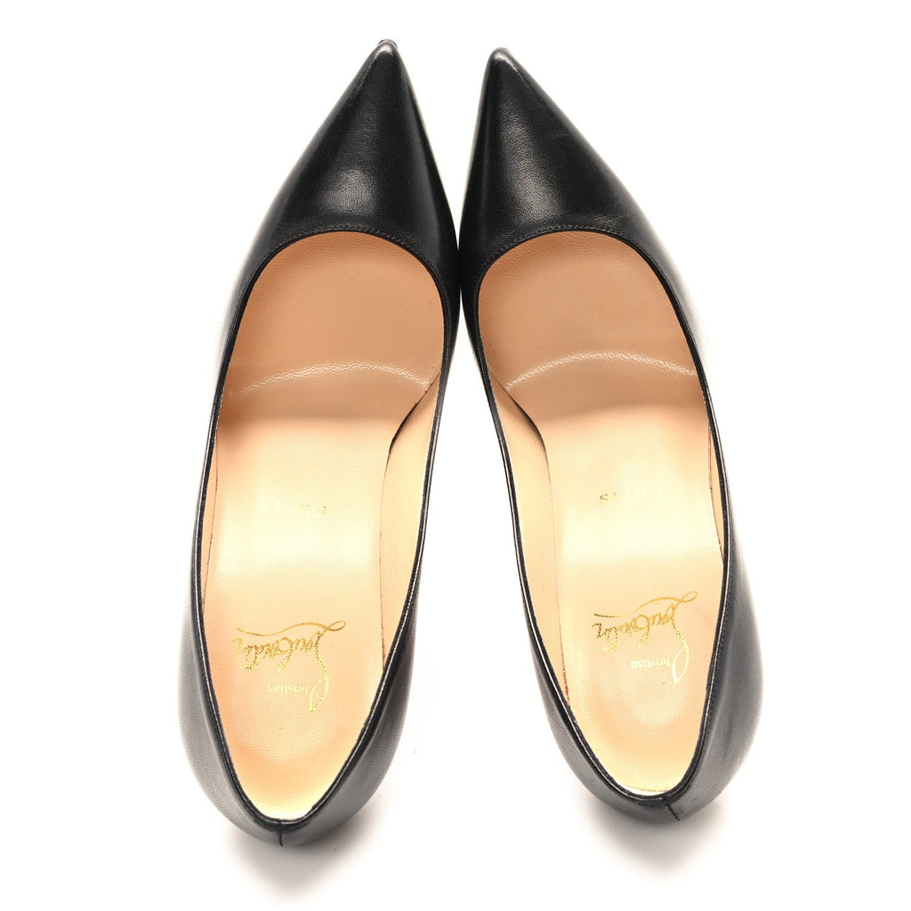 Shiny Nappa Kate 100 Pumps 35.5 Black