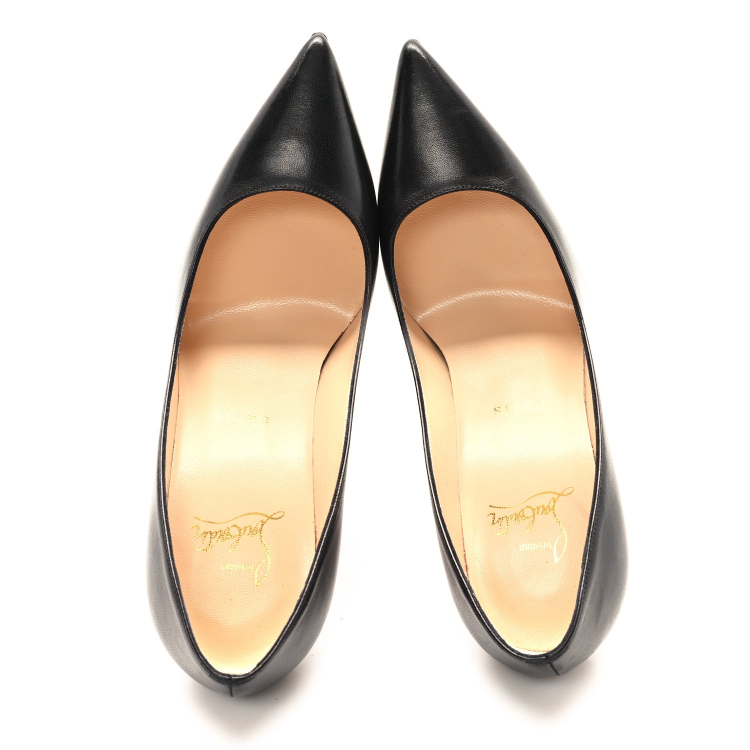 Shiny Nappa Kate 100 Pumps 35.5 Black