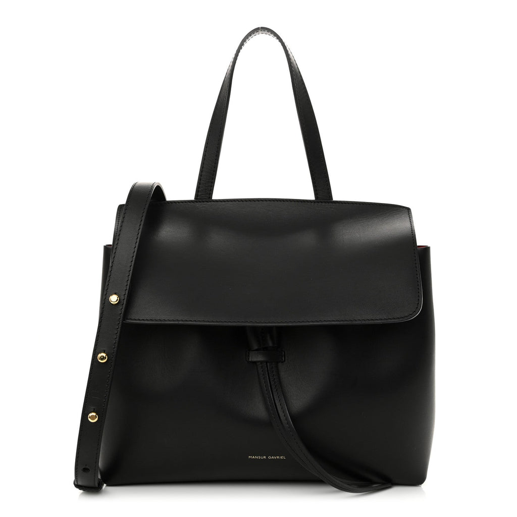 Calfskin Mini Lady Bag Black Flamma