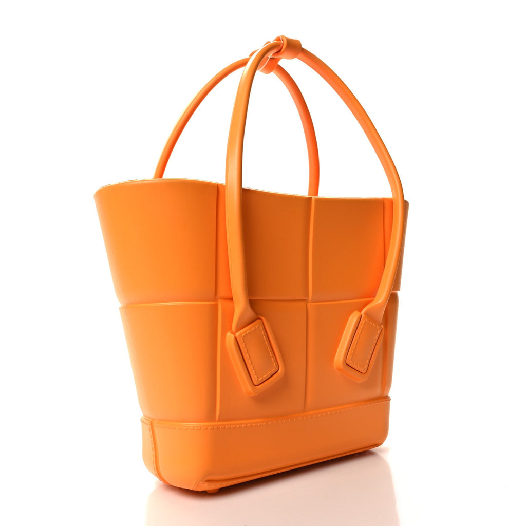 Rubber Maxi Intrecciato Mini Arco Tangerine
