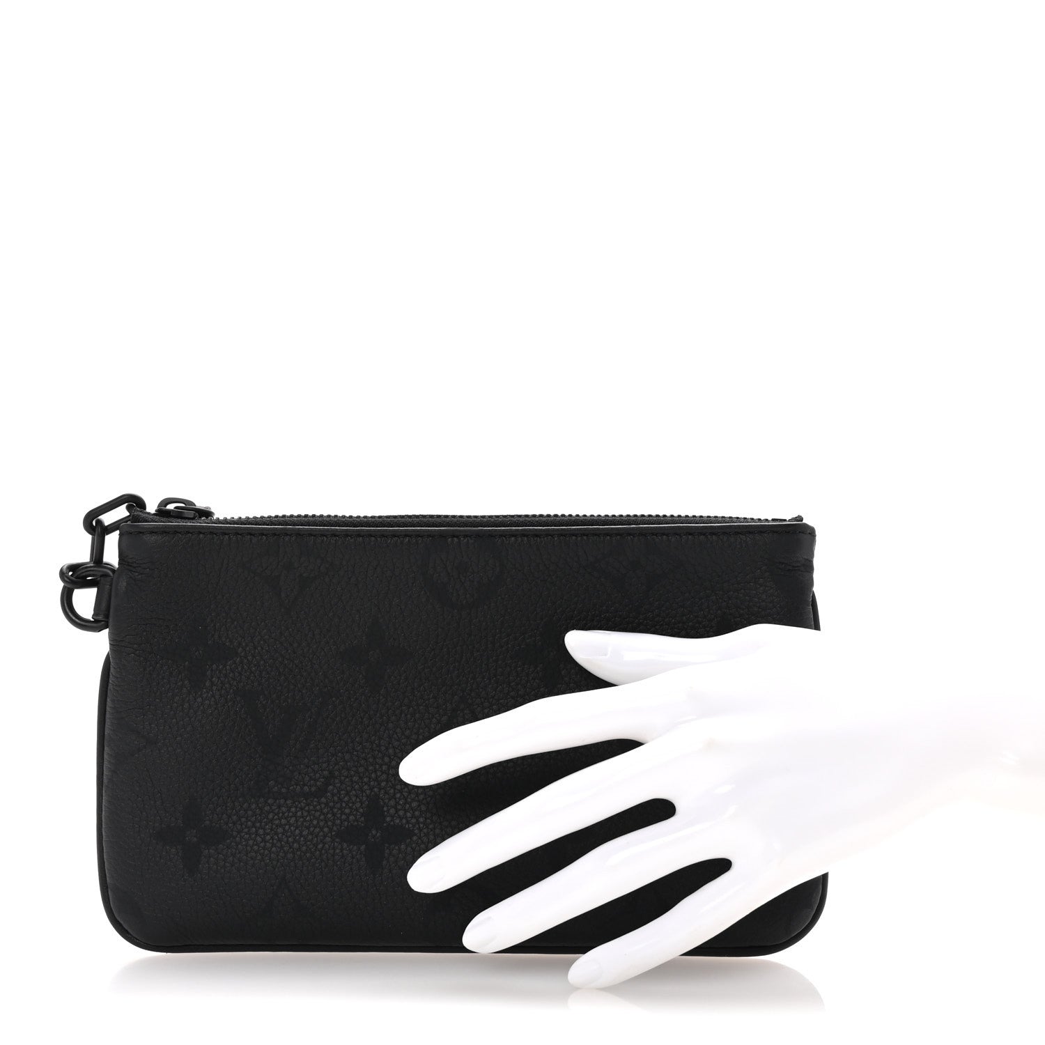 Calfskin Monogram Speedy P9 Bandouliere 40 Pochette Ultra Black