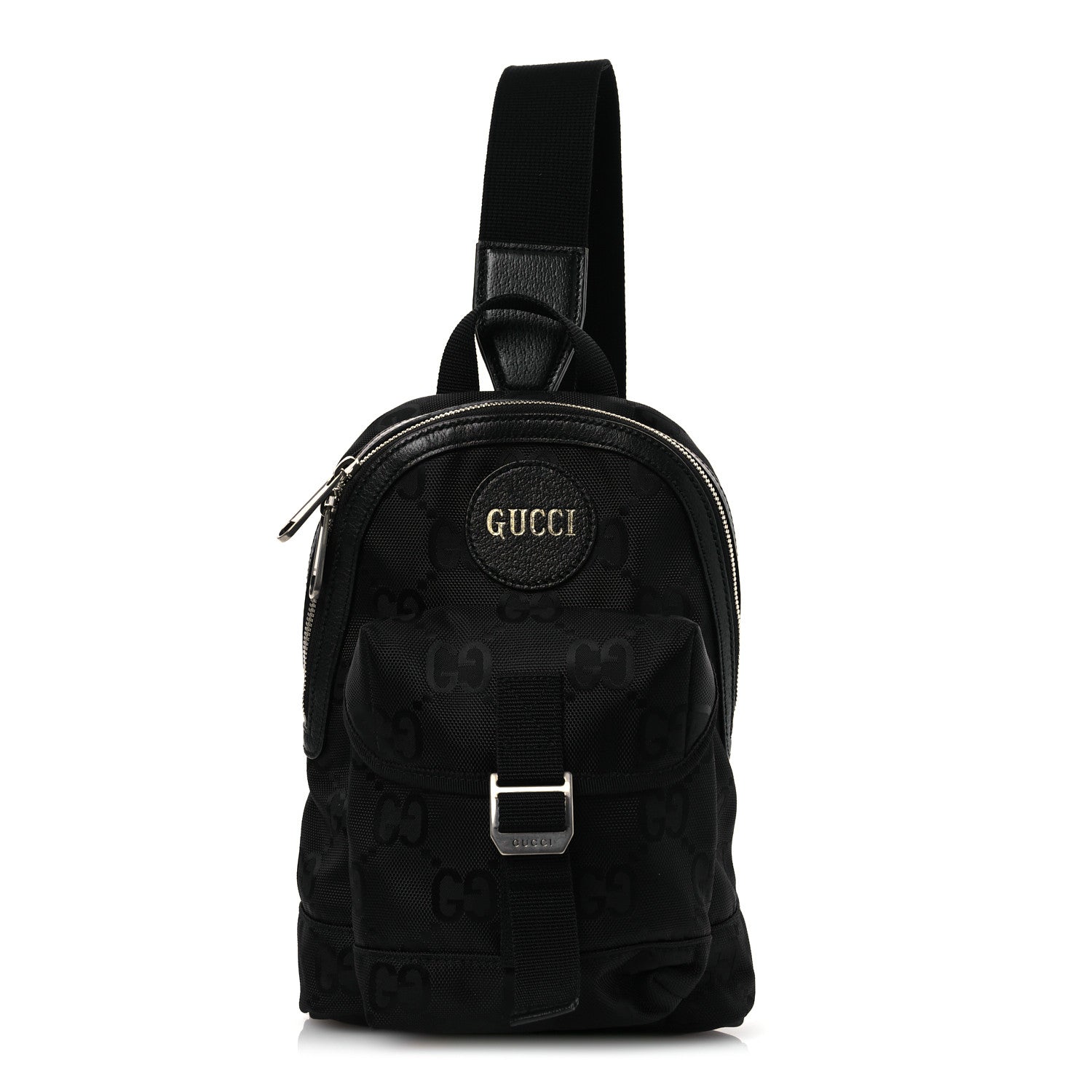 Econyl Nylon Monogram Off The Grid Sling Backpack Black