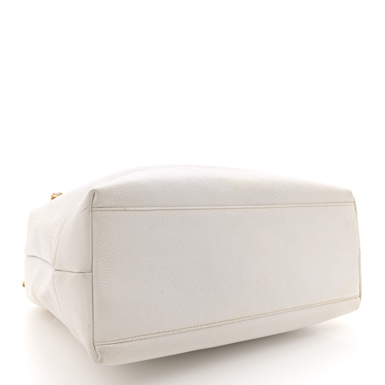 Caviar CC Shoulder Bag White