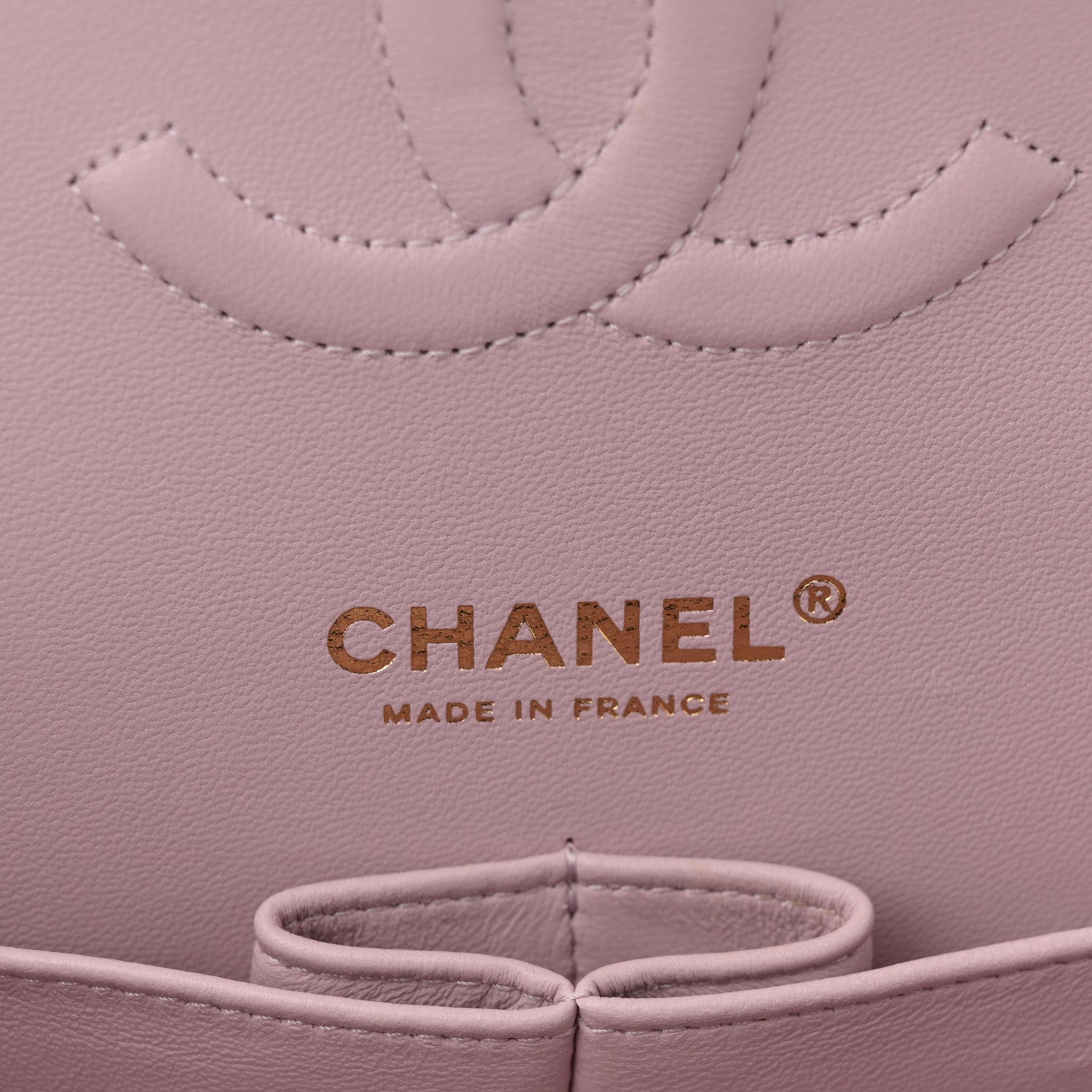 Caviar Quilted Medium Double Flap Light Pink