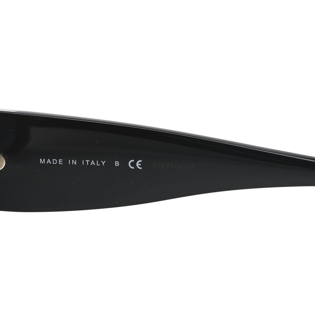 Acetate Rectangle Sunglasses 5435-A Black