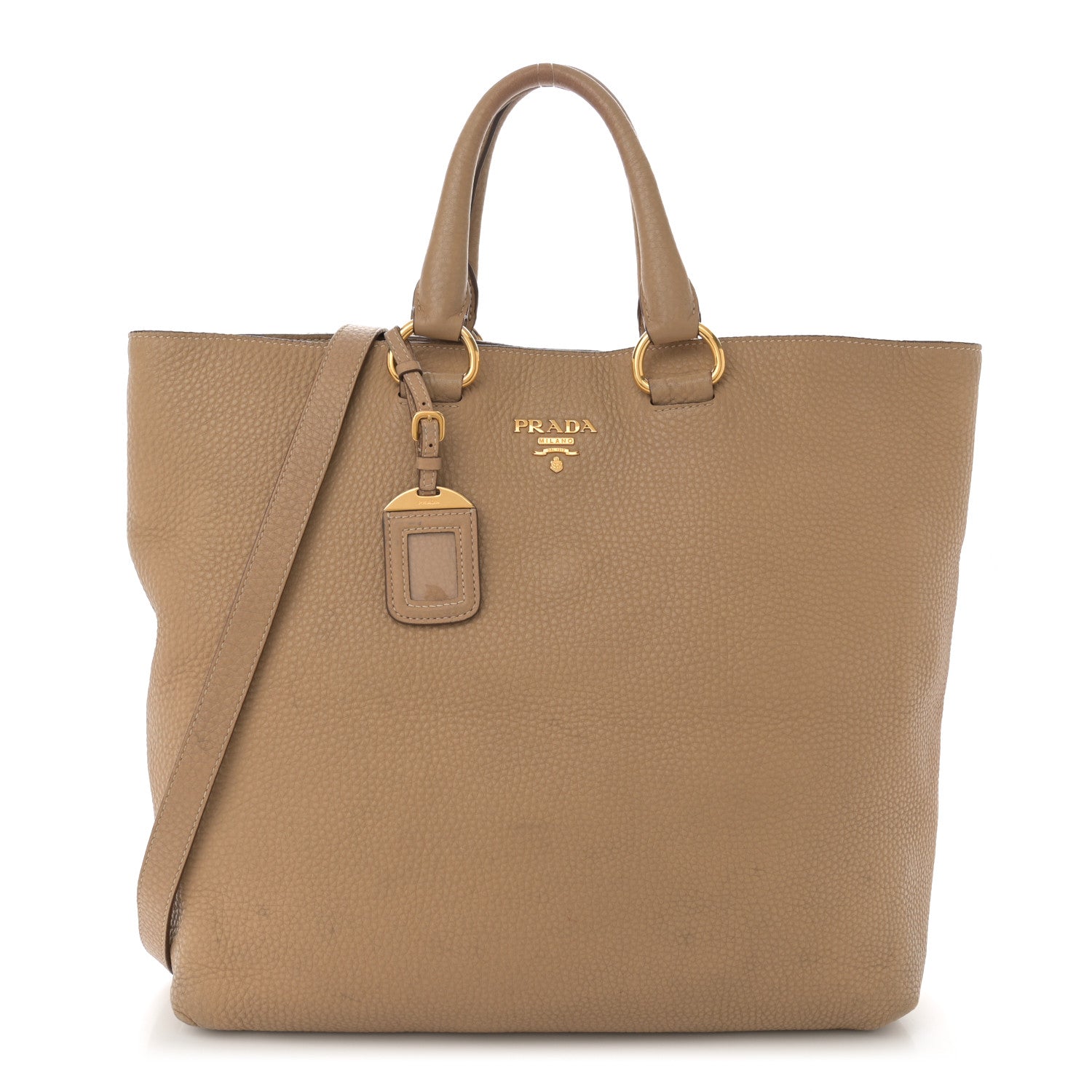Vitello Daino Shopping Tote Sughero