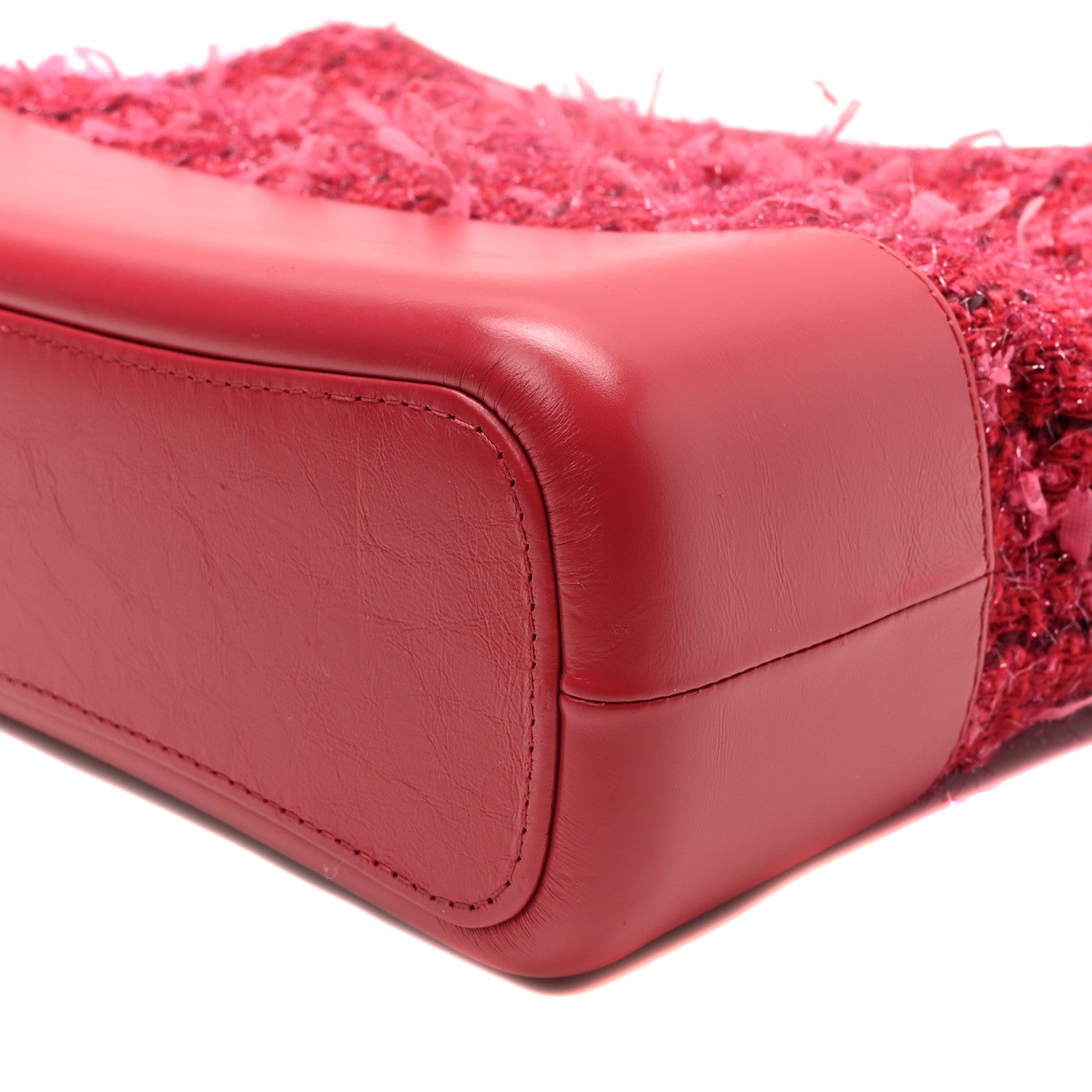 Tweed Calfskin Medium Gabrielle Hobo Pink