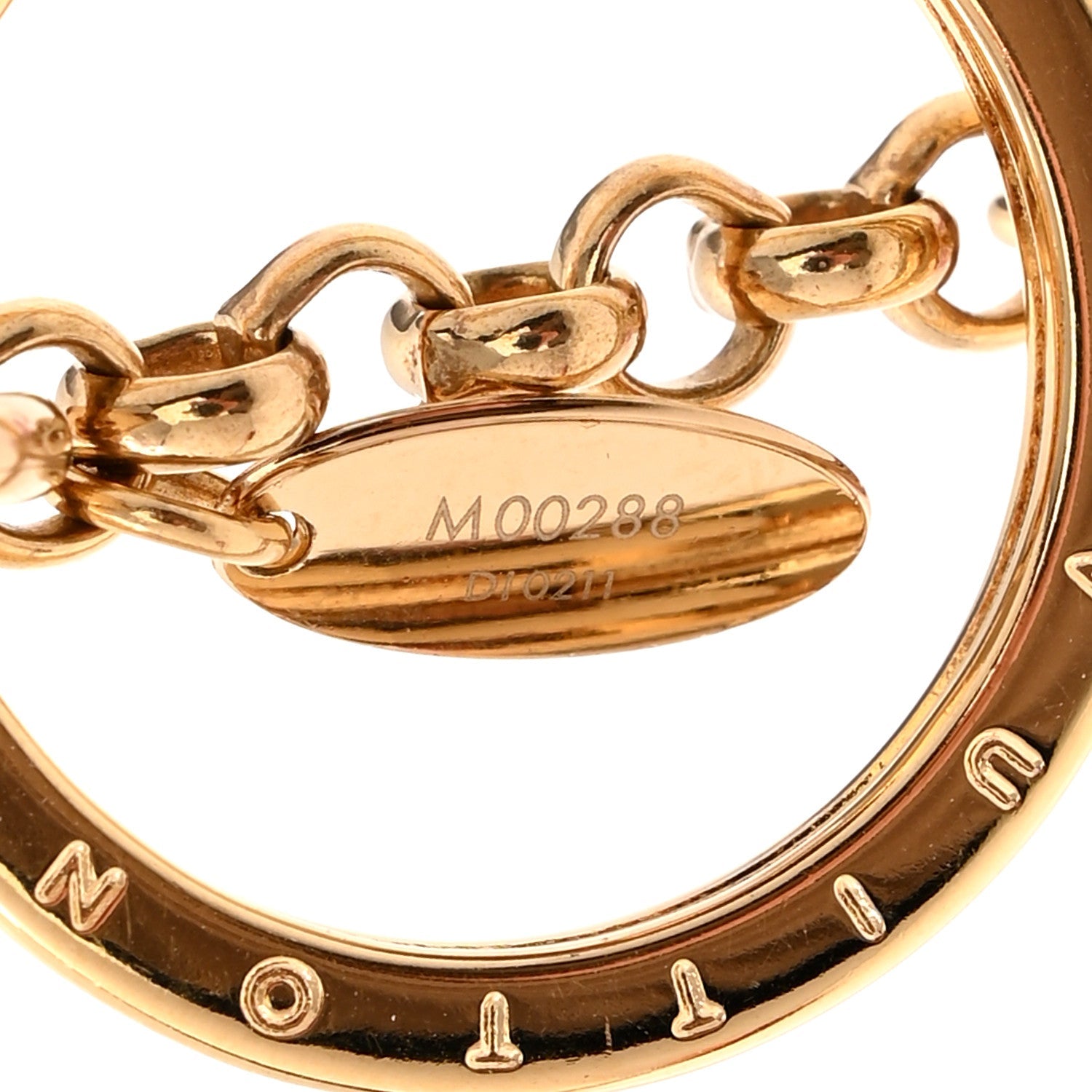 Giant Monogram Vivienne Bag Charm Key Holder Rose
